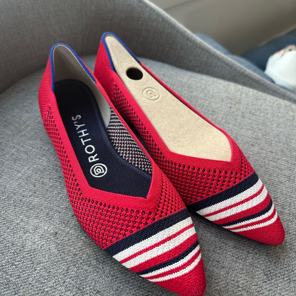 Rothy's Women's Red Flats